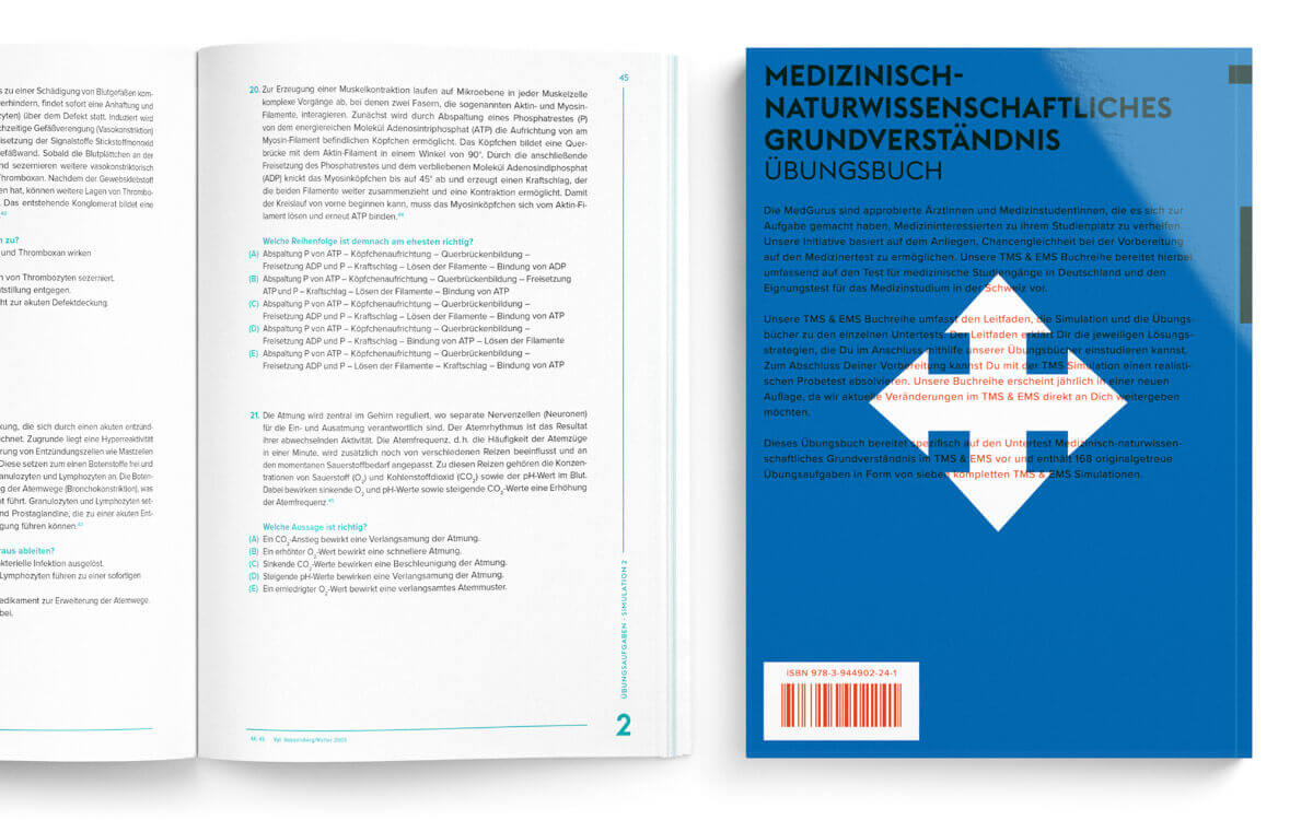 TMS & EMS Übungsbuch Medizinisch-naturwissenschaftliches Grundverständnis 2022 Innenansicht 3