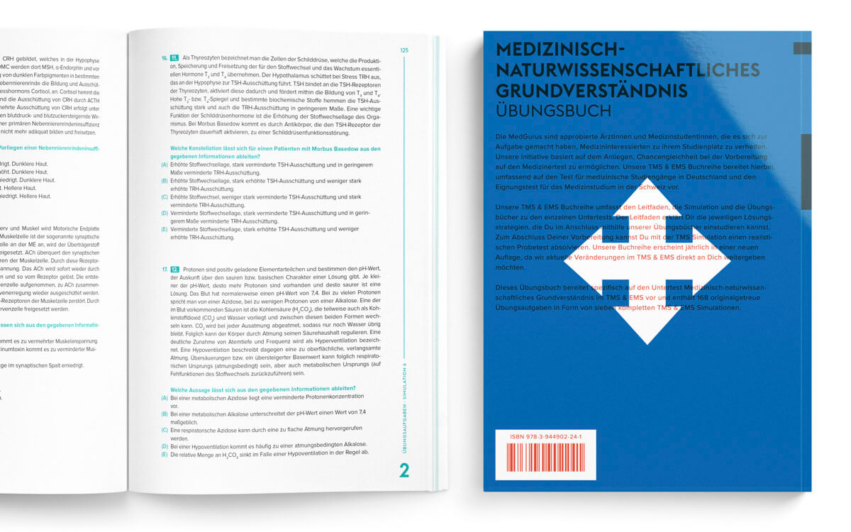 TMS & EMS Übungsbuch Medizinisch-naturwissenschaftliches Grundverständnis 2023 Innenseite 2