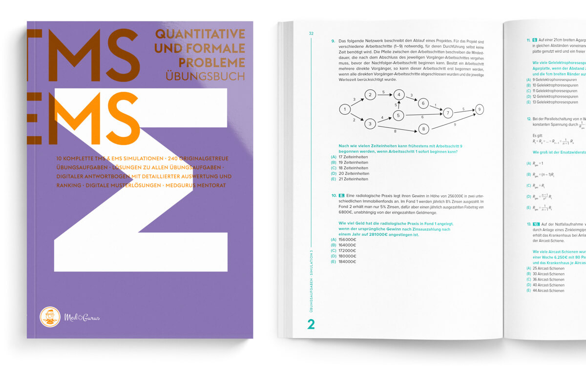 TMS & EMS Übungsbuch Quantitative und formale Probleme 2023 Vorderseite 1