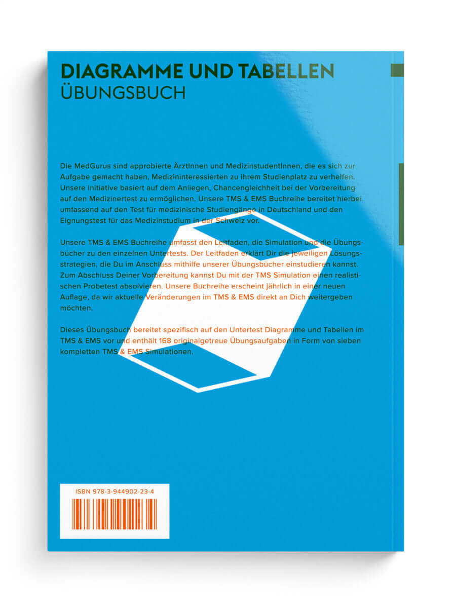 TMS & EMS Übungsbuch Diagramme und Tabellen 2022 Backcover