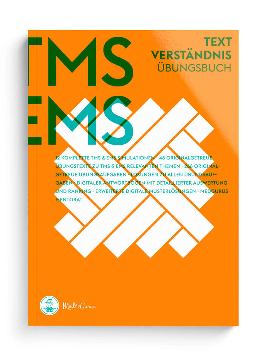 TMS & EMS Übungsbuch Textverständnis 2022 Cover