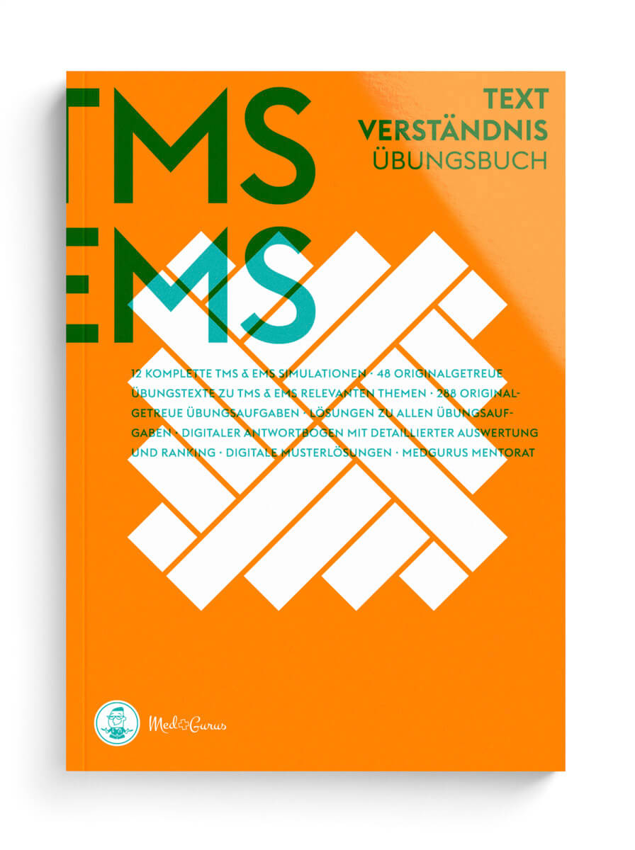 TMS & EMS Übungsbuch Textverständnis 2023 Cover
