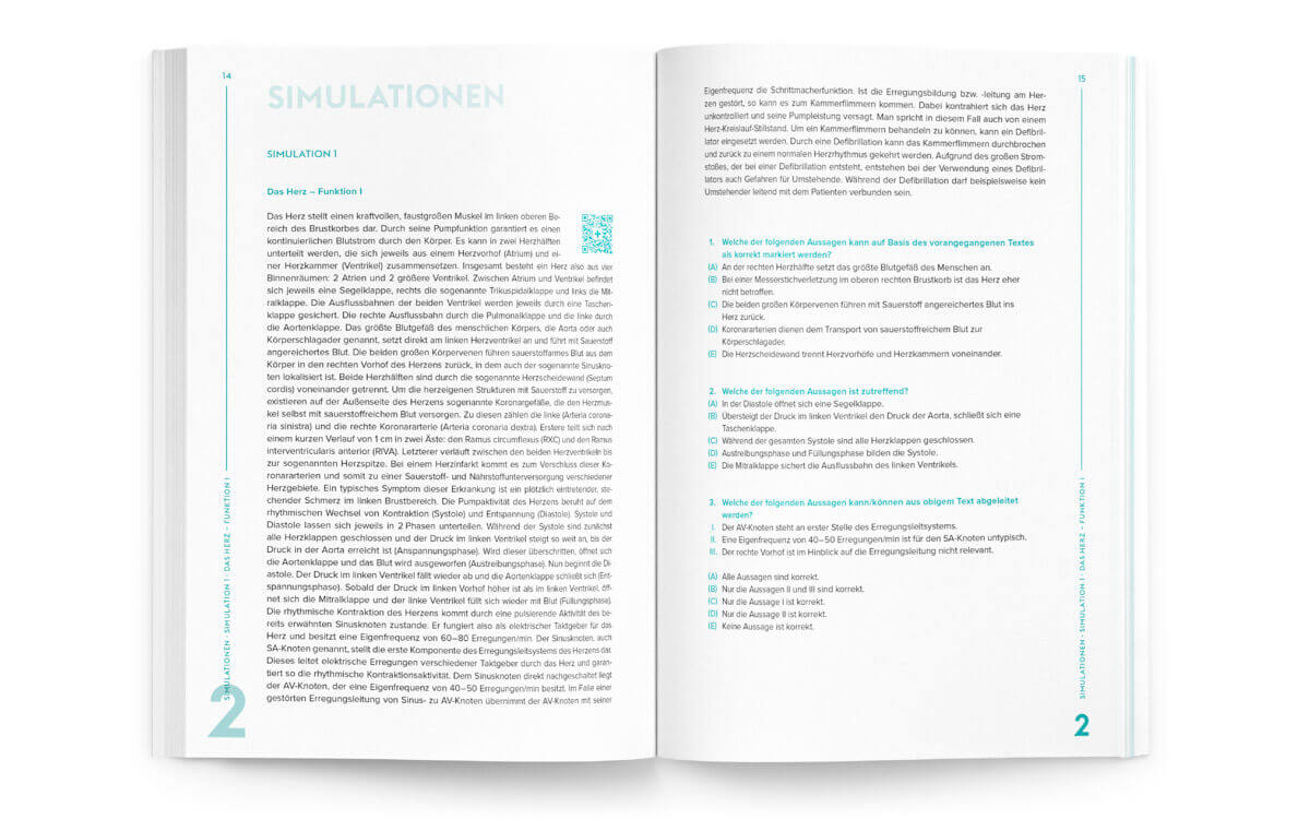 TMS & EMS Übungsbuch Textverständnis 2022 Innenansicht 2