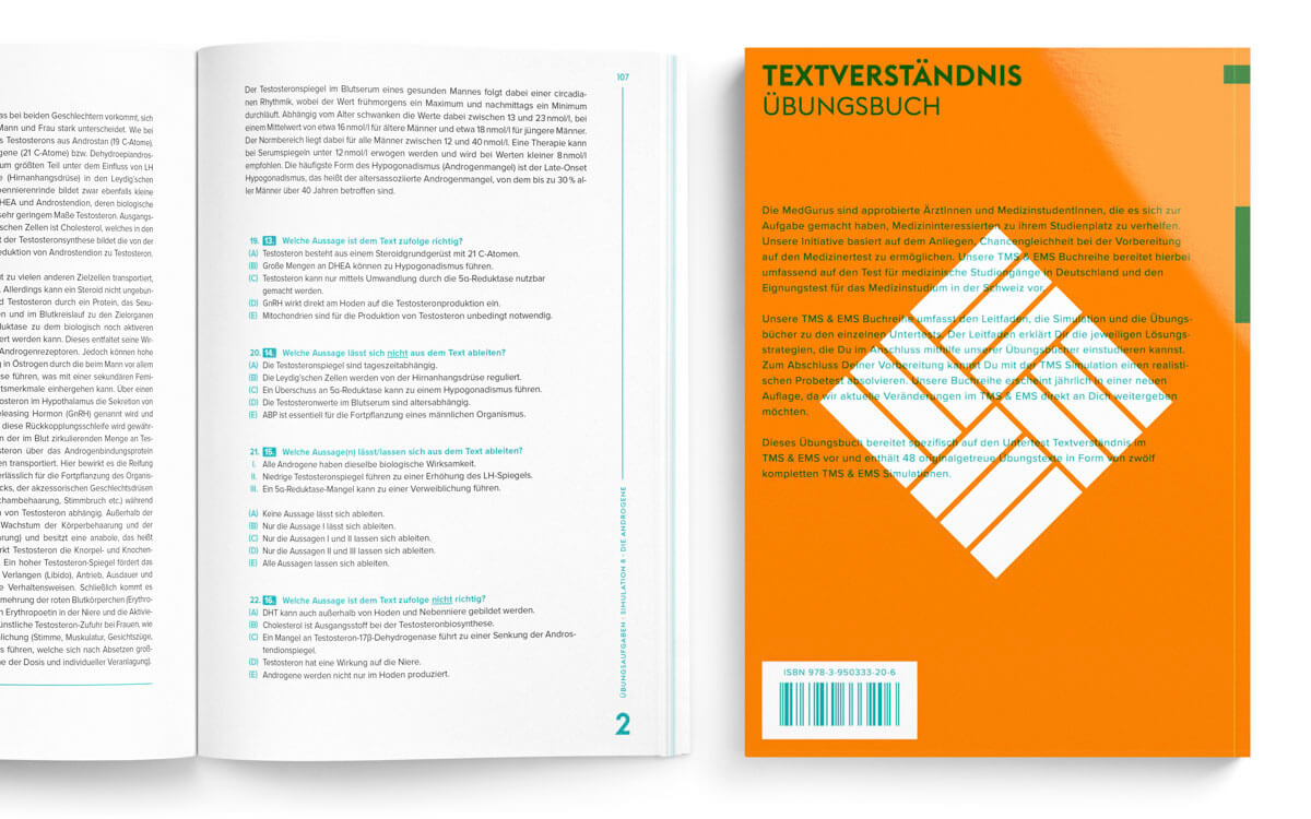 TMS & EMS Übungsbuch Textverständnis 2023 Innenseite 2